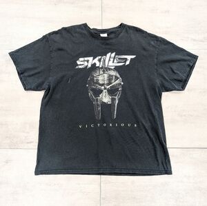 Skillet Victorious Christian Rock Band Black Graphic T Shirt Size XL